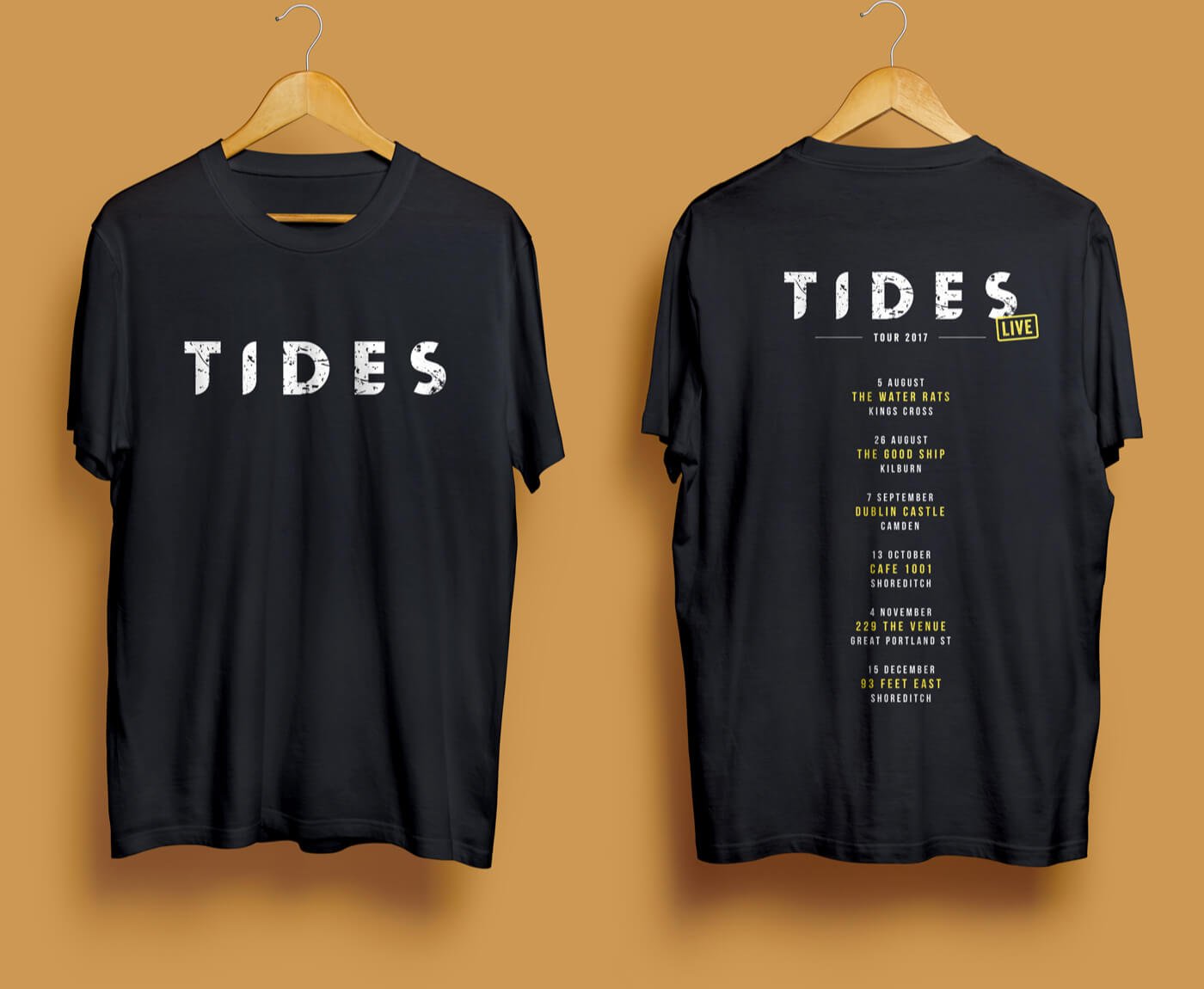 Hard Rock Band Merch Design for Musicians