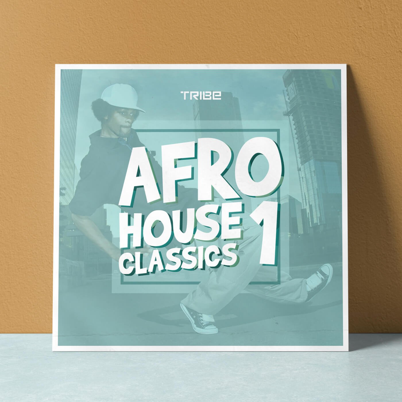 cover art for a compilation series afro house classics vinyl mock up